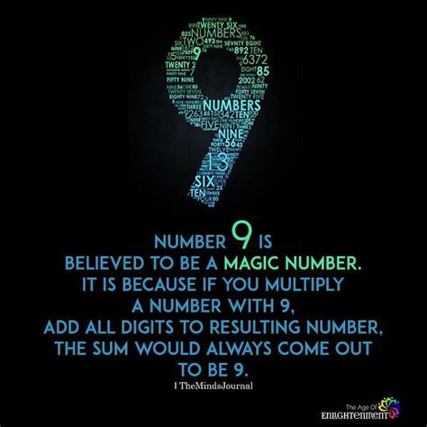 Magical numbers and their meanimgs